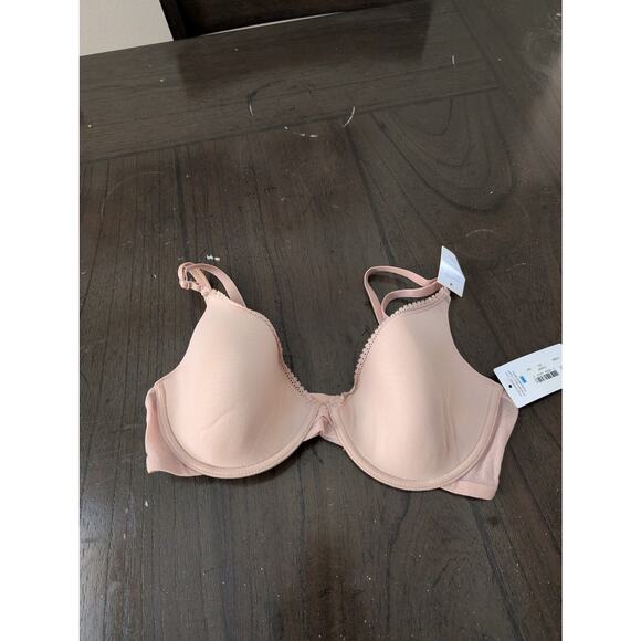 NWT GOSSAMER GOSSAMER MESH CONVERTIBLE T SHIRT BRA - CHAMPAGNE - 34 / C - Picture 1 of 5
